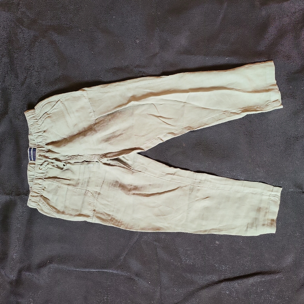 Women's 100% linen Rachel Roy pants (green)